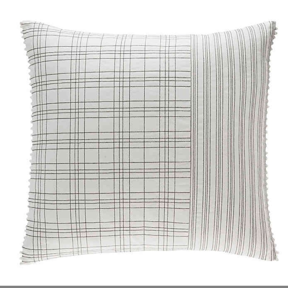 TWO Ellen DeGeneres Greystone European Pillow Sham